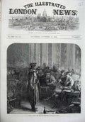 Old Antique Print 1870Siege Paris Salle L'Orangerie Palace St Cloud Art 19th