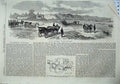 Old Antique Print 1870 War Emperor Reconnoitring Carriage Metz Horse Cart 19th