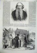 Old Antique Print Pyne Painter 1870 War Peasantry Moselle Saar Families 19th