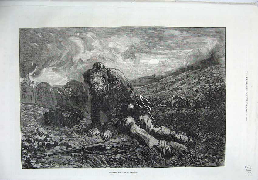 Original Old Antique Print 1870 Fine Art Man War Rifle Cannon Gun Regamey 19th