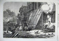 Old Antique Print 1870 War Streets Strasbourg Siege Battle Bomb Fine Art 19th