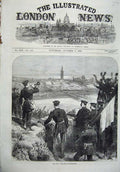 Original Old Antique Print War 1870 Fall Strasbourg Army Siers Germany Fine Art