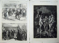 Old Antique Print Fine Art Paris 1870 Underground Newspapers Malesherbes 19th