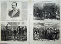 Old Antique Print War 1870 Pemberton Prussian French Officers German Art 19th
