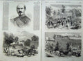 Old Antique Print General Trochu Paris 1870 Fosse Porte Neuilly France 19th