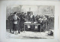 Original Old Antique Print French Seige Paris 1871 Nuns Army Siers War Ridley