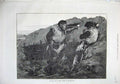 Old Antique Print Fine Art 1871 Civil War Paris France Sailors Look Out 19th