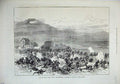 Old Antique Print 1871 Civil War Paris Rout Communists Nanterre Valerien 19th