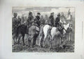 Old Antique Print 1871 Fine Art Squadron Cavalry General Chanzy Army War 19th