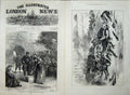 Antique Old Print 1871 Prison Roquette Paris Prisoners France Letters Art 19th