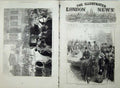 Antique Old Print 1871 Marriage Princess Louise George Chapel Windsor Art 19th