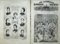 Antique Old Print 1871 Bridesmaids Princess Louise Windsor Castle Royalty 19th