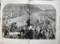 Old Antique Print 1871 Wounded Ramparts Quai Megisserie Paris France War 19th