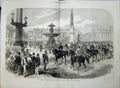 Old Antique Print 1871 German Army Paris General Blumenthal Concorde War 19th
