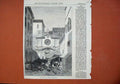 Old Antique Print 1871 View College Jesuits Marseilles Street Buildings 19th