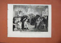 Original Old Antique Print 1871 Packages Prussian Embassy German Wounded People