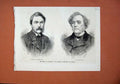 Original Old Antique Print Major Hamilton Mr Morley 1871 Address Lords Commons