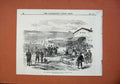 Old Antique Print 1871 Rifle Practice National Guards Vicennes Paris War 19th