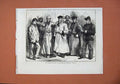 Original Old Antique Print 1871 Convalescent Siers Protestant Ambulance France
