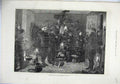 Old Antique Print 1871 Fine Art Christmas Eve Outpost Paris France Army 19th