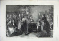 Original Old Antique Print 1871 Fine Art Ireland BlindfMan Game Candle Light