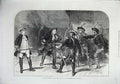Original Old Antique Print 1871 Scott Centenary Roy Roy Theatre Royal Edinburgh