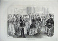 Original Old Antique Print 1871 Waverley Ball Willis'S Rooms Men Women Dancing