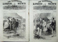 Original Old Antique Print 1871 Princess Louise Wimbledon Clyde Training-Ship