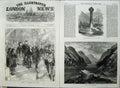 Old Antique Print 1871 Fine Art Awe Argyleshire Inverary Castle Louise 19th