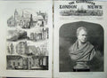 Old Antique Print 1871 Bust Sir Walter Scott Scott Stirling Holyrood Art 19th