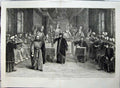 Original Old Antique Print 1871 Passion Play Ober-Ammergau Bavaria Fine Art