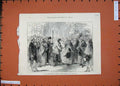 Original Old Antique Print 1871 Lady Burdett-Coutts Columbia Market Lord Mayor