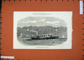 Old Antique Print 1871 Twin-Screw Steam Lauch Boat Ladybird River Trees 19th