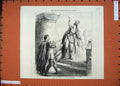 Old Antique Print 1871 Rebecca Drury Lane Theatre Halliday Walter Scott 19th
