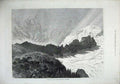 Old Antique Print 1872 Summit Mount Baker Washington Territory Fine Art 19th
