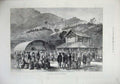 Original Old Antique Print 1872 Coffee Stores Pulping House Ceylon Mountains