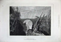 Old Antique Print 1872 Fine Art Little Devil'S Bridge Altdorf Mountains 19th