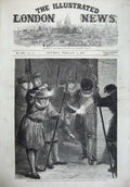 Old Antique Print 1872 Royal Body-Guard Vaults Houses Parliament Fine Art 19th