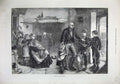 Old Antique Print Fine Art 1872 Poor Irish Scholar Children Teacher Dog 19th