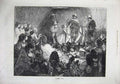 Original Old Antique Print 1872 Domestic Drama Theatre Fine Art Stage Audience