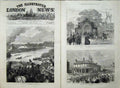 Antique Old Print 1872 Four-Oared Boat Race Yarmouth Railway Prince Wales 19th