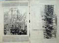 Antique Old Print Prince Wales Yarmouth 1872 Norfolk Artillery Horse Army 19th