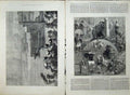 Antique Old Print Oxford Cambridge Boat Race 1872 River Snow Boats People 19th