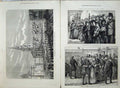 Old Antique Print Thanksgiving Martin'S Church Greenwich Trafalgar Wharf