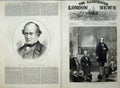 Old Antique Print Portrait Brand New Speaker House Commons 1872 Fine Art 19th