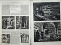 Antique Old Print Rome 1872 Catacombs Calixtus Saturninus Thraso Fine Art 19th