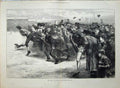 Old Antique Print 1872 Derby Horse Racing People Course Sport Fine Art 19th