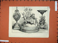 Original Old Antique Print Ascot Plate Horse Racing 1872 Sport Trophy Victorian