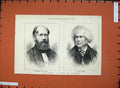 Old Antique Print 1872 Sheriffs London Middlesex John Bennet Truscott Men 19th