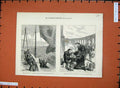 Old Antique Print Lanterns Illuminations Sailors 1872 Sailing Ship Flag 19th